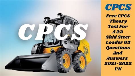 cpcs skid steer test|cpcs skid steer repair.